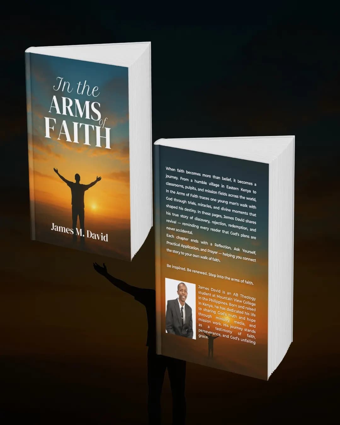 Book cover for In the Arms of Faith by James M. David