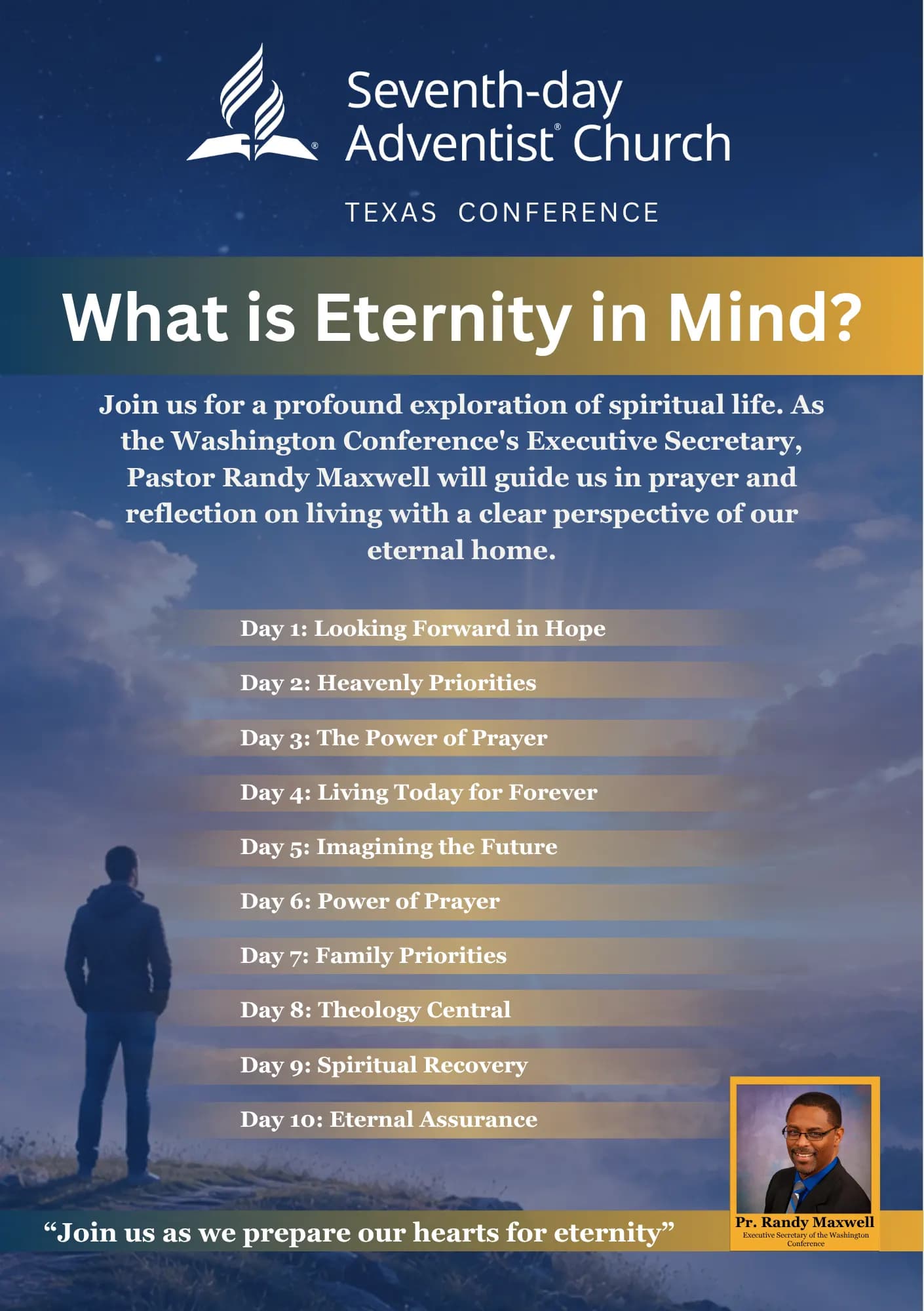 What Is Eternity in Mind event flyer