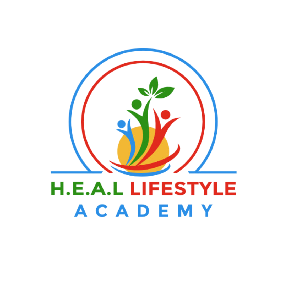 H.E.A.L Lifestyle Academy logo design