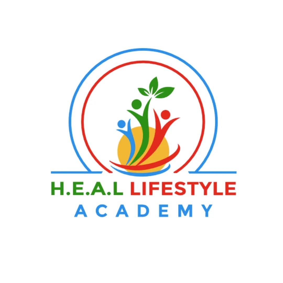 H.E.A.L Lifestyle Academy logo design